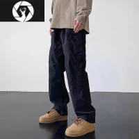 HongZun夏季加长工装裤男高个子裤子直筒垂感长腿休闲裤110cm115120cm190