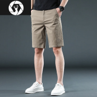 HongZun高端休闲短裤男士夏季薄款2023年新款直筒外出五分中裤子男款