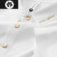 HongZun夏季高端冰丝polo衫短袖男士高级感休闲修身翻领t恤男上衣薄