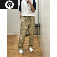 HongZun日系男装/女装同款宽松直筒休闲长裤工装裤系带2023春夏455481