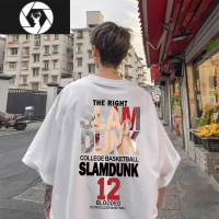 HongZun@灌篮高手短袖t恤男夏季日系宽松动漫篮球体恤