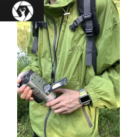 HongZun户外机能风连帽春夏季宽松防晒速干拉链外套防水冲锋衣男女情侣潮