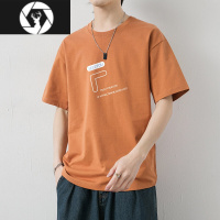 HongZun网店铺潮牌短袖男夏季宽松潮流港风t恤男加大码体恤