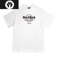 HongZun欧美西海岸高街匪帮练舞夏装上衣bboy宽松嘻哈小领口短袖T恤男潮