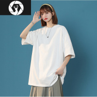 HongZun男女宽松中考t恤短袖体恤高中生适合高考穿的衣服无字母文案