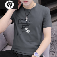 HongZun广州十三行男士短袖t恤夏季2023新款冰丝上衣半袖男装体恤衫衣服
