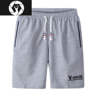 HongZun男士运动休闲短裤夏季五分裤中年大裤衩宽松大码沙滩裤子