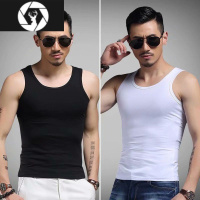 HongZun圆领男士莫代尔背心夏季冰丝透气健身紧身跨栏无袖运动吊带潮