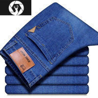HongZun男士牛仔裤男春夏季直筒宽松电焊汽修干活劳保工作长裤子男便宜潮