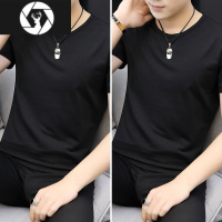 HongZun莫代尔男士睡衣单件上衣居家短袖t恤男生夏季薄款男款家居服