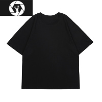 HongZun@240g短袖t恤男夏季高街潮牌宽松圆领内搭半袖体恤