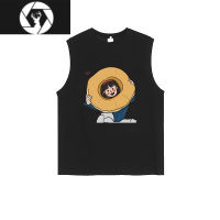 HongZun情侣装夏装2023夏季新款坎肩无袖t恤男打底背心女soo潮牌设计感