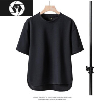 HongZun男士简约纯色半袖硕逸百货时尚圆领T恤潮