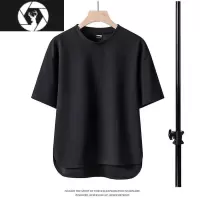 HongZun男士简约纯色半袖硕逸百货时尚圆领T恤潮
