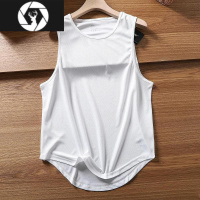 HongZun夏季轻薄篮球跑步运动速干弹力坎肩健身训练无袖男士背心宽松T恤