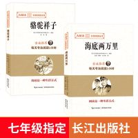骆驼祥子海底两万里2本套装初中生必读原著正版 老舍著小学生三四五六年级课外必读书籍初中版小学课外阅读书籍班主任推荐
