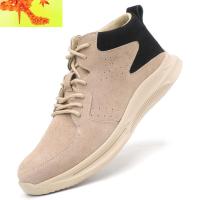 劳保鞋男电焊工专用轻便休闲时尚防砸防刺穿四季款高帮工作鞋安全 简畅休闲鞋