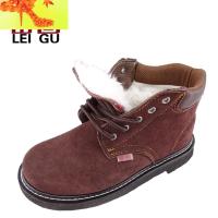 冬季劳保棉鞋男女轮胎底防砸防刺穿钢包头保暖防护工作鞋皮耐磨 简畅休闲鞋