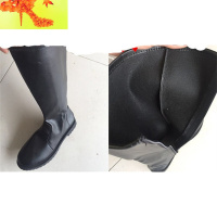 新款大阅兵长筒马靴仪仗队高筒骑马靴男女舞台表演演出军官靴 简畅靴子 男