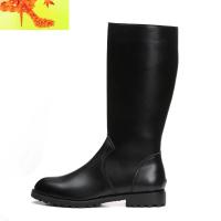 春秋内增高男靴子高筒骑马靴男皮靴仪仗队潮流长靴马丁靴 简畅