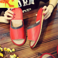 夏季拖鞋男女士家用室内防滑木地板居家软底面家居凉拖鞋 简畅