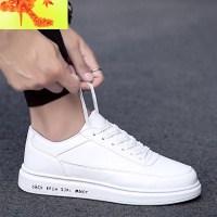 2022新款春季透气小白板鞋潮流百搭帆布潮鞋男士休闲男鞋平底白鞋 简畅