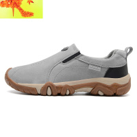 春季户外休闲旅游运动鞋男鞋登山鞋男士一脚蹬爸爸鞋中老年健步鞋 简畅休闲鞋