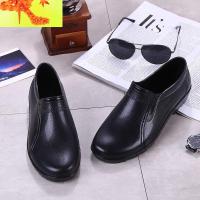 厨房时尚劳保雨鞋防水鞋雨靴胶鞋厨师防滑套鞋男潮工地工作低帮夏 简畅