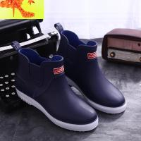 夏季雨鞋男低帮防滑短筒雨靴工作鞋耐磨时尚胶鞋钓鱼洗车防水套鞋 简畅