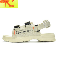 2022新款夏季凉鞋男鞋室外韩版潮流百搭青年学生沙滩鞋搭扣凉拖鞋 简畅