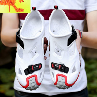 洞洞鞋男2022新款个性青少年凉鞋户外初中学生包头大码沙滩鞋夏季 简畅