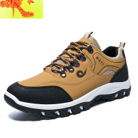 春秋季便宜干活鞋工地防滑防水上班男鞋结实耐穿透气劳动做事鞋子 简畅高帮鞋