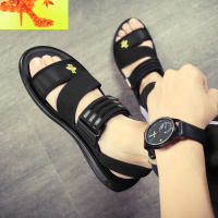 凉鞋男士沙滩鞋2022新款夏季休闲韩版个性百搭潮流拖鞋男 简畅