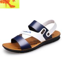 男士凉拖鞋时尚新款夏季休闲韩版潮居家室外一字拖沙滩鞋防滑凉鞋 简畅