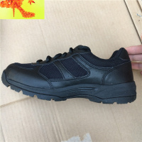 丢丢/黑色系带小黑跑小黑鞋训练鞋作训鞋 简畅