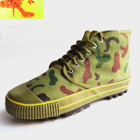 四川高帮解放鞋男迷彩鞋解放鞋球鞋作训鞋民工鞋 简畅休闲鞋