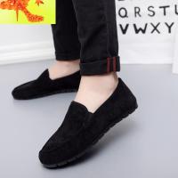 布鞋男鞋工作鞋单鞋软底懒人鞋一脚蹬休闲帆布鞋中年爸爸鞋 简畅