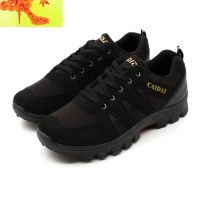 春季新款户外登山鞋耐磨防水运动鞋实心网面透气跑步鞋徒步休闲 简畅休闲鞋