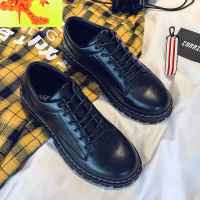 春季英伦小皮鞋男正装软底透气男士复古配西装工作青少年黑皮鞋男 简畅休闲鞋