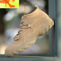 马丁鞋男春季新款磨砂真高帮大码透气防滑厚底复古工装短靴子 简畅靴子 男