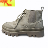 ROCKY家 2022复古ins工装马丁靴潮男韩版原宿高帮鞋子厚底休闲鞋 简畅