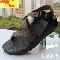 增高男士厚底凉鞋夏季韩版户外休闲男鞋子越南沙滩鞋露趾2022新款 简畅