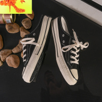 夏季男士拖鞋子韩版潮流外穿半拖鞋男帆布包头无跟懒人一脚蹬拖鞋 简畅