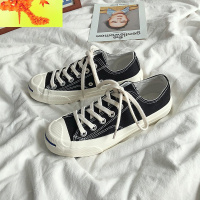 帆布鞋男夏季透气2022新款开口笑复古港风潮鞋文艺休闲情侣女板鞋 简畅