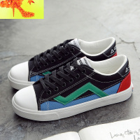 2022春季新款低帮帆布潮鞋百搭男鞋夏季布鞋休闲韩版潮流小白板鞋 简畅