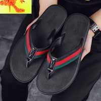 拖鞋男夏季新款百搭防滑时尚人字拖男士潮流个性室外耐磨沙滩鞋 简畅