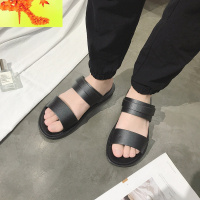 男士凉鞋2022夏季新款软底凉拖韩版潮流休闲沙滩鞋防滑软底凉拖鞋 简畅