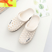 越南情侣洞洞鞋包头夏季凉拖男士舒适透气两用凉鞋沙滩鞋男女 简畅