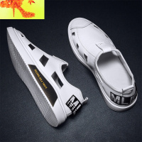 洞洞鞋凉鞋男夏季软底运动户外休闲韩版防滑包头透气男士沙滩鞋潮 简畅