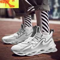 运动鞋男2022春季新款男鞋休闲鞋子潮鞋学生刀锋鞋轻便减震跑步鞋 简畅